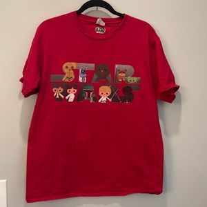 Star Wars Character tee size Large